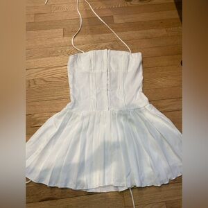 SHEIN White Strapless Dress